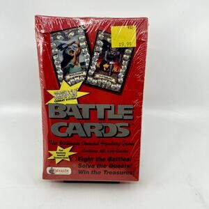 BATTLE CARDS 1993 - SEALED BOX 36 PACKS MERLIN COMBAT FANTASY GAME NIB.